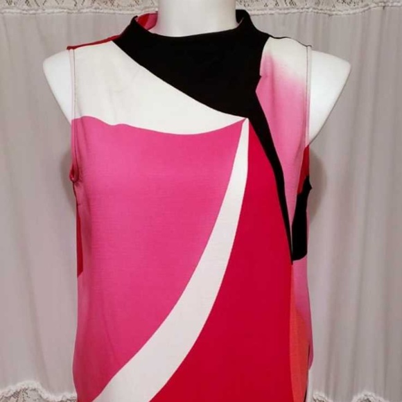 Worthington Tops - Women's Worthington Dressy Color Block Top XL NWT